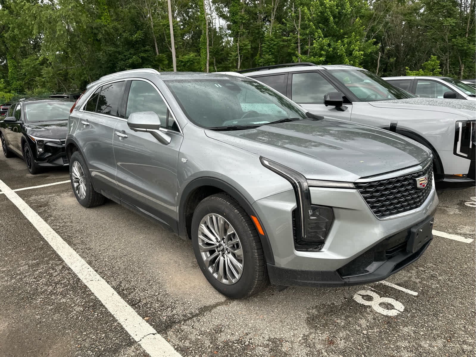 Used 2025 Argent Silver Metallic Cadillac Premium Luxury image 2