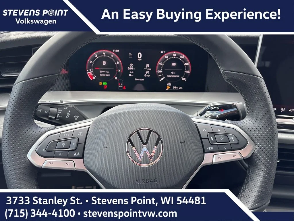 New 2026 Monterey Blue Pearl Volkswagen 2.0T SE R-Line Black image 12