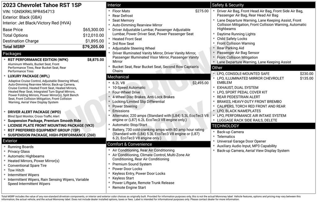 Used 2023 Black Chevrolet RST image 30