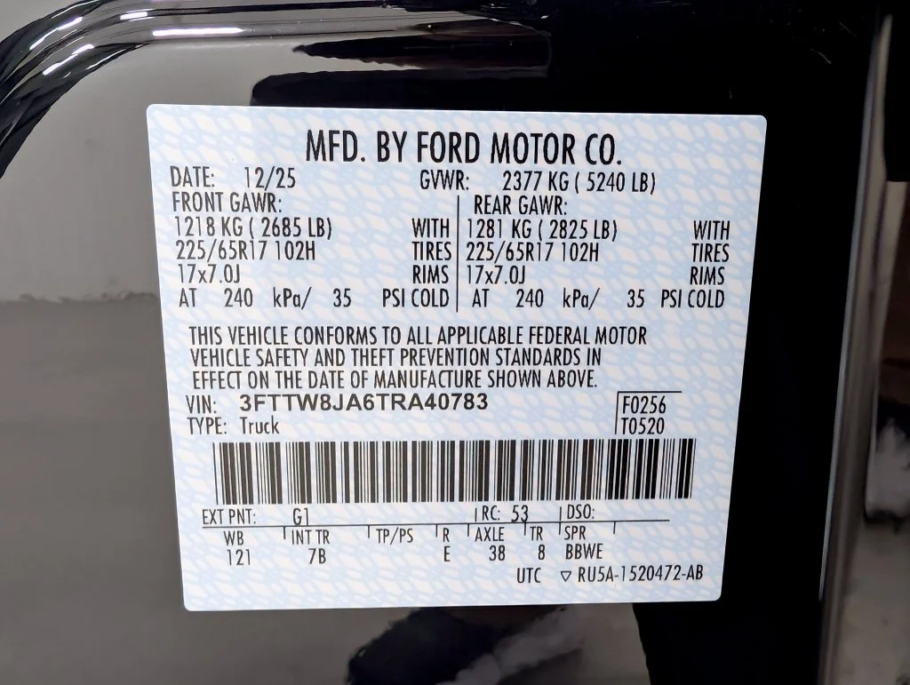 New 2026 Shadow Black Ford XLT image 9