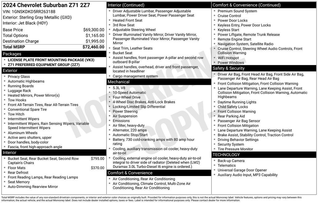 Used 2024 Sterling Gray Metallic Chevrolet Z71 image 5