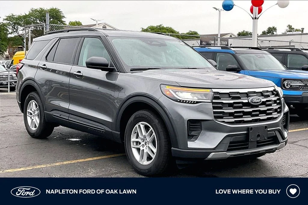 New 2026 Carbonized Gray Metallic Ford Active image 1