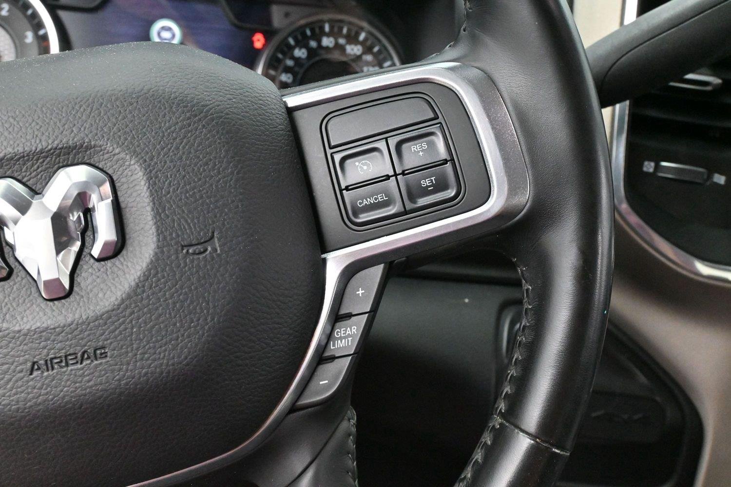 Used 2021 Diamond Black Crystal Pearlcoat Ram Laramie image 19