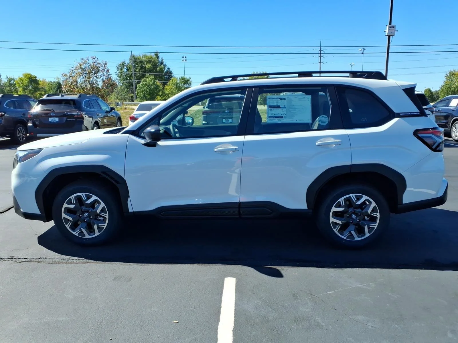 New 2026 Crystal White Pearl Subaru AWD image 3