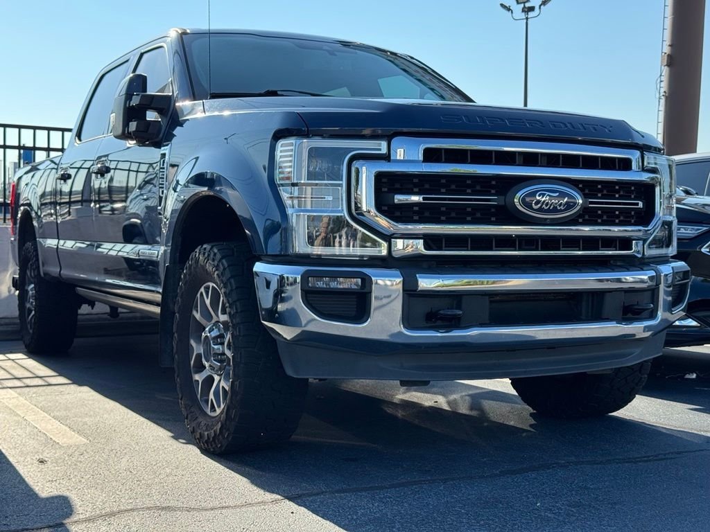 Used 2020 Blue Ford Lariat image 1