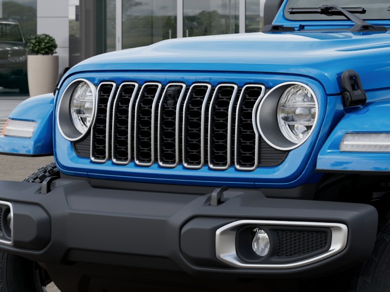 New 2026 Hydro Blue Pearl-Coat Exterior Paint Jeep Sahara 4-Door image 37