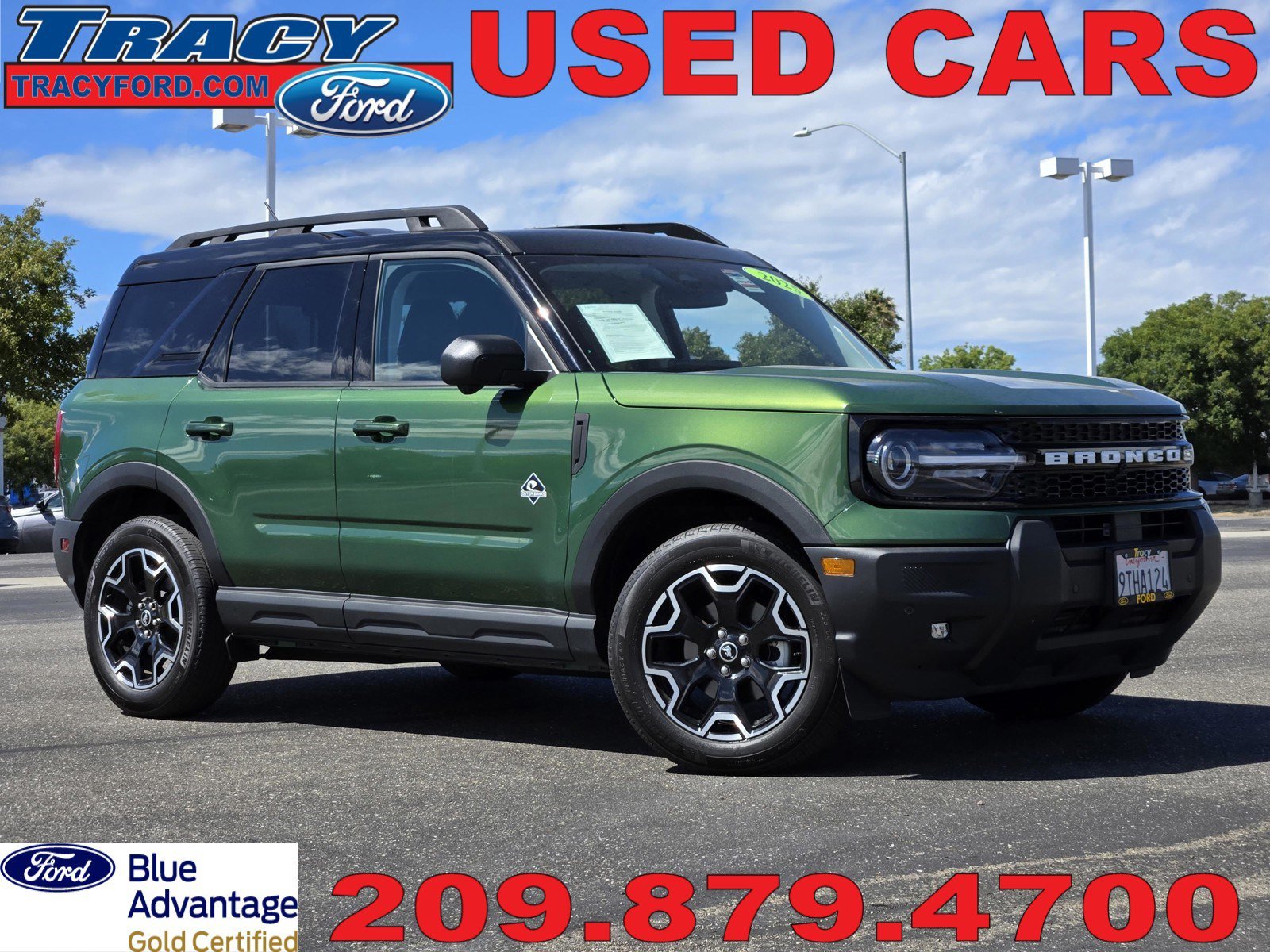 Certified Used 2025 Green Ford Outer Banks image 1