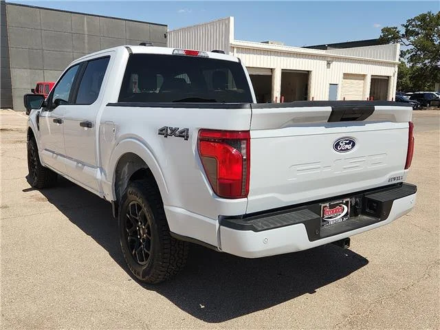 Used 2025 Space White MET Ford STX 4x4 SuperCrew Cab 5.5 ft. box 145 in. WB image 3