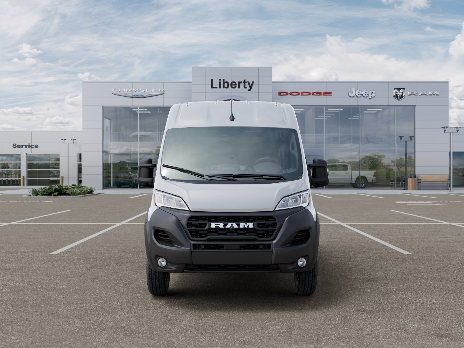 New 2026 Bright White Clearcoat RAM High Roof image 6