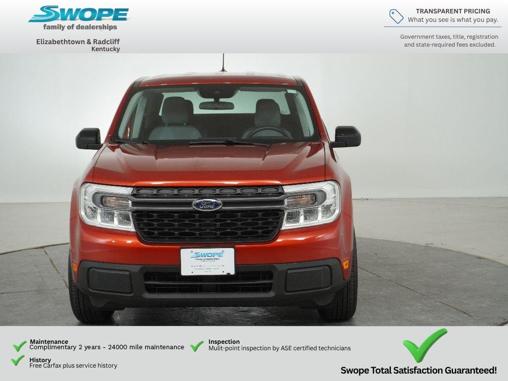 Used 2024 Hot Pepper Red Metallic Tinted Clearcoat Ford XLT image 12