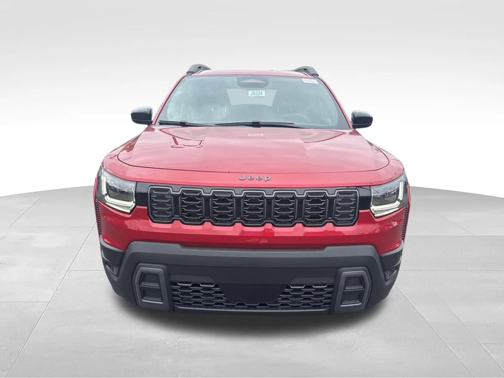 New 2026 Red Hot Pearl-Coat Exterior Paint Jeep Laredo image 8