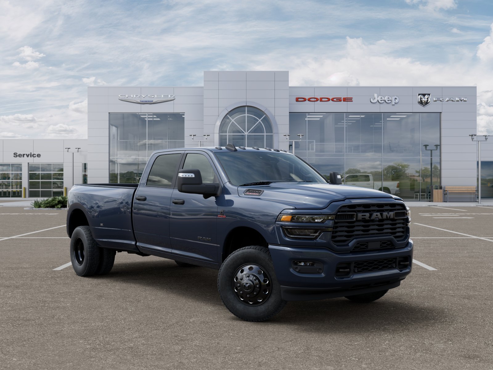 New 2026 Forged Blue Metallic Exterior Paint RAM Big Horn image 31