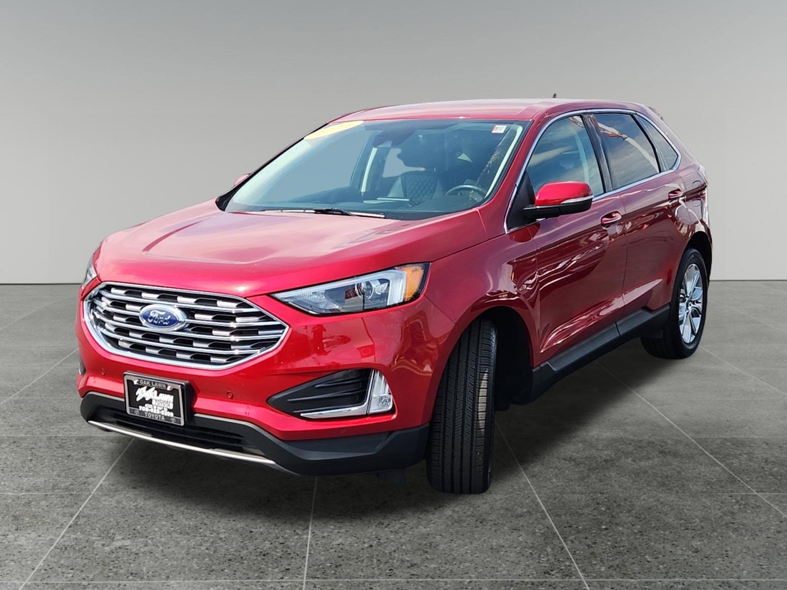 Used 2024 Rapid Red Metallic Tinted Clearcoat Ford Titanium image 3