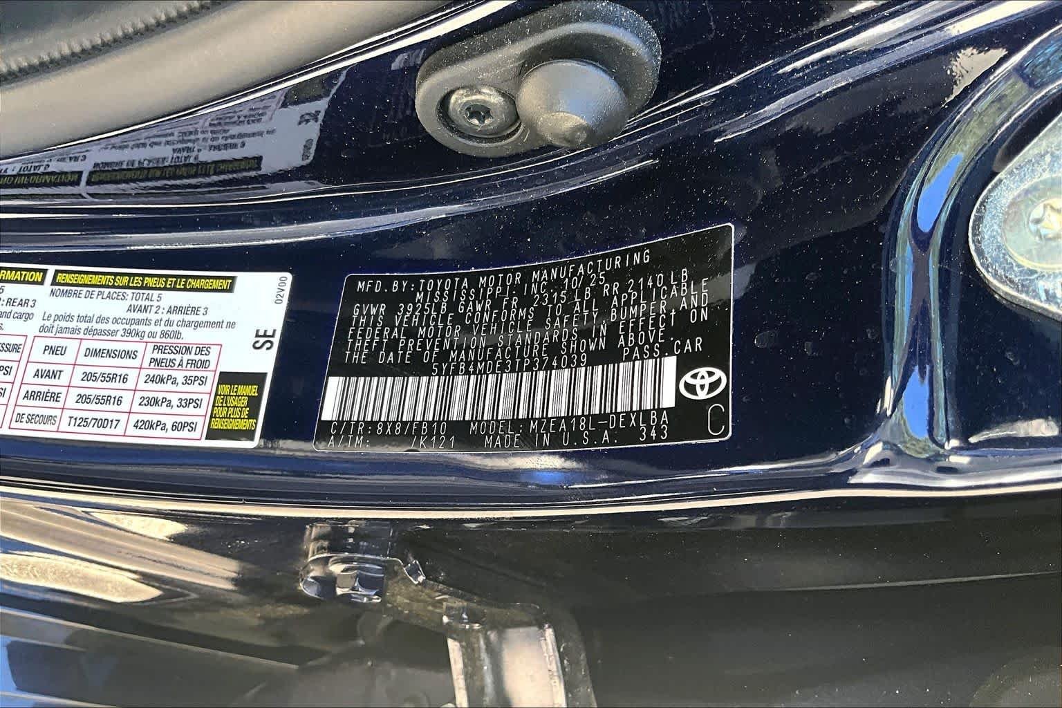 Certified Used 2026 Blueprint Toyota LE image 34