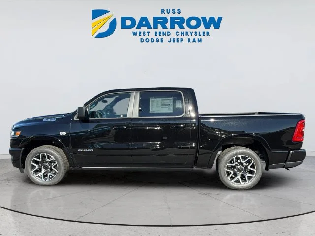 New 2027 Diamond Black Crystal Pearl-Coat Exterior Paint RAM Laramie image 2