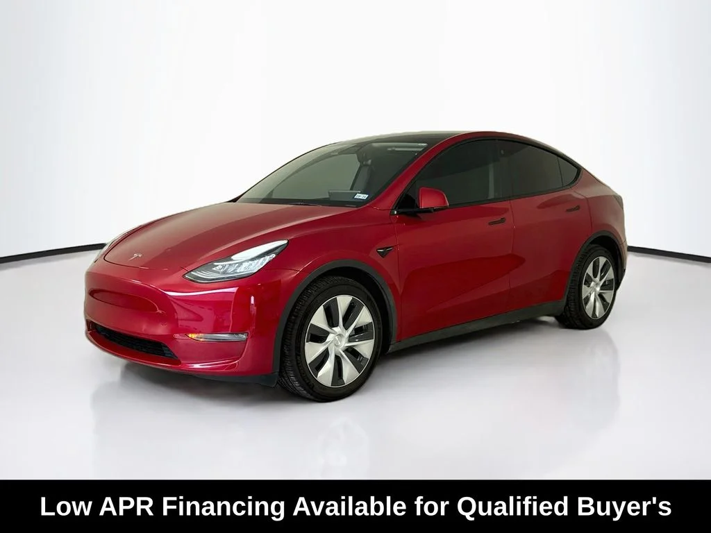 Used 2022 Red Multi-Coat Tesla Long Range image 3