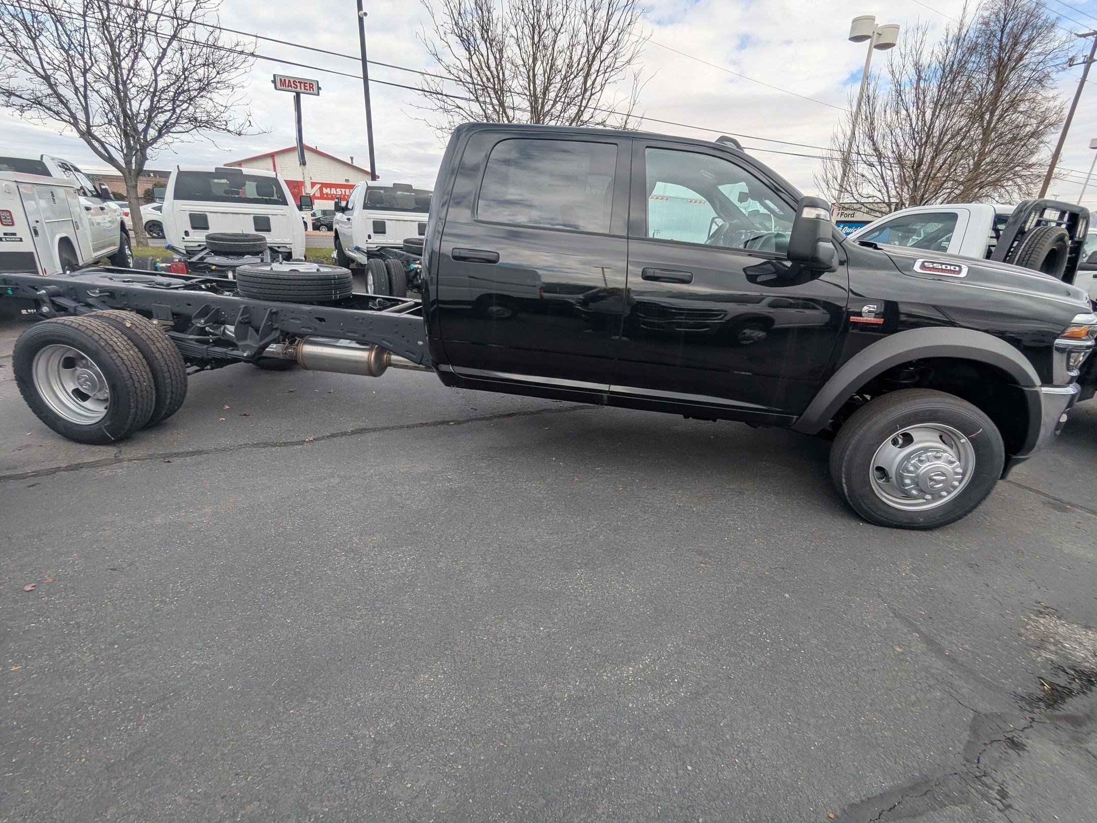New 2026 Diamond Black Crystal Pearlcoat RAM Tradesman image 3