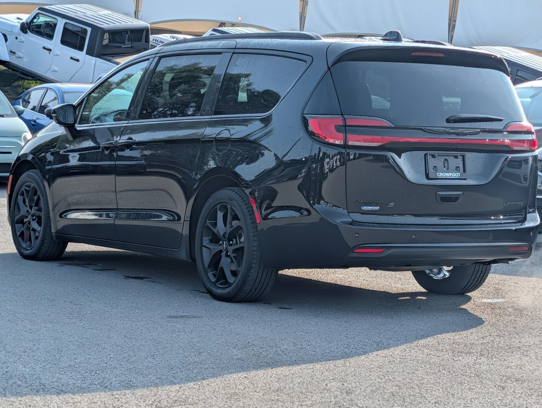 Certified Used 2025 Black Chrysler Limited - - FWD - Nappa Leather - Blind Spot - Full Sunroof - Remote Start & More! image 6
