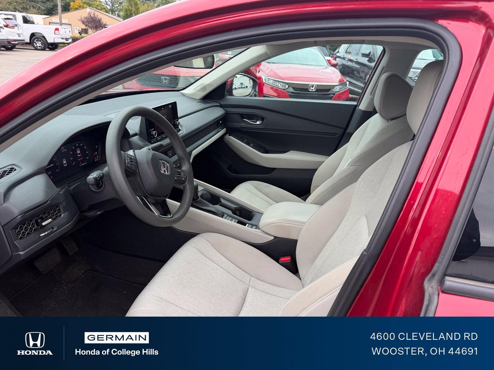 Used 2024 Radiant Red Metallic Honda EX image 15