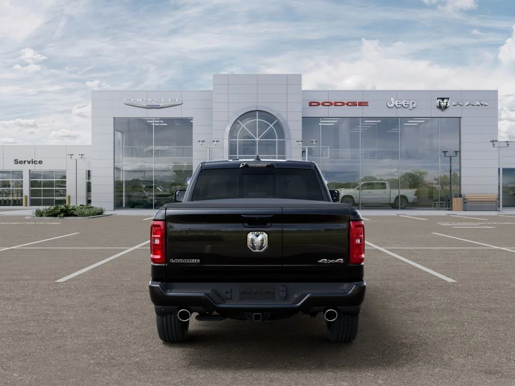 New 2026 Diamond Black Crystal Pearl-Coat Exterior Paint RAM Laramie image 8