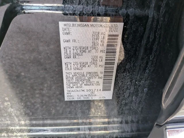 Certified Used 2021 Black Nissan S image 35
