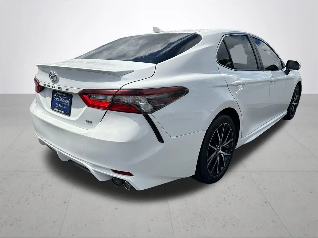 Used 2021 White Toyota SE image 7