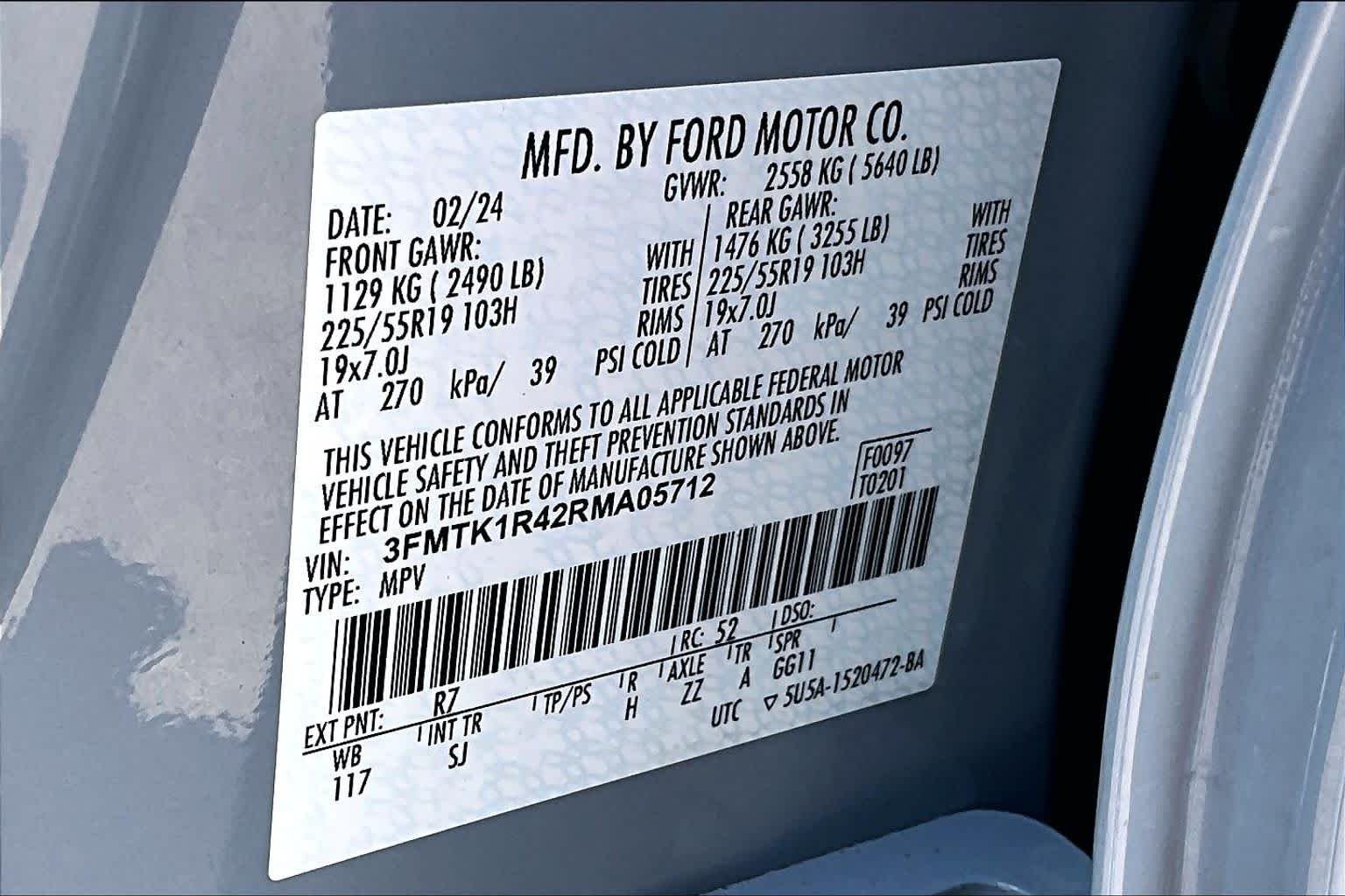 Used 2024 Glacier Gray Metallic TriCoat Ford Select image 36