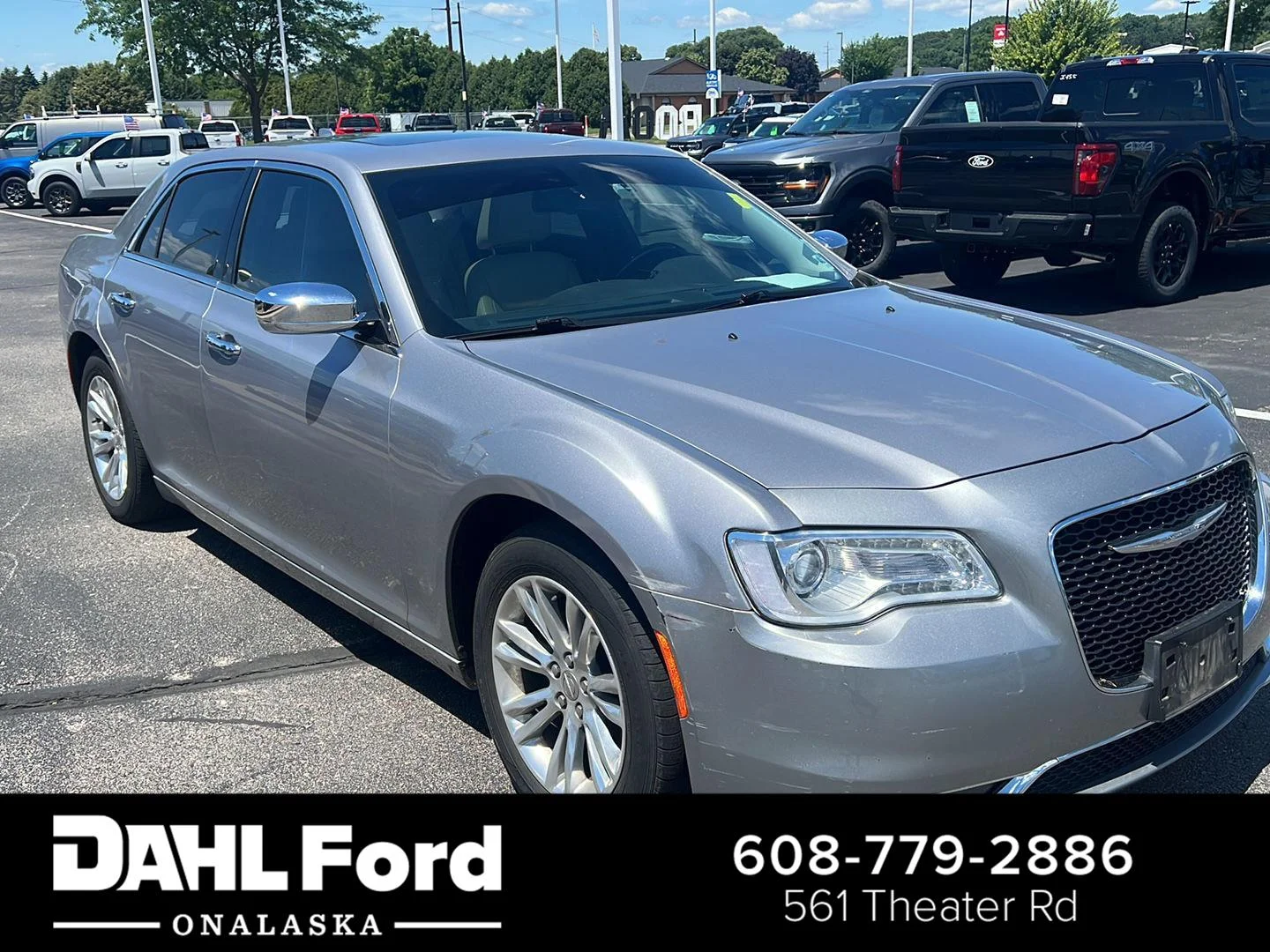 Used 2016 Billet Silver Metallic Clearcoat Chrysler 300C image 1