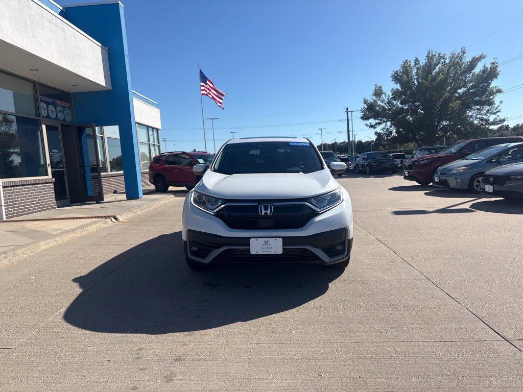 Certified Used 2022 White Honda EX-L FWD image 2