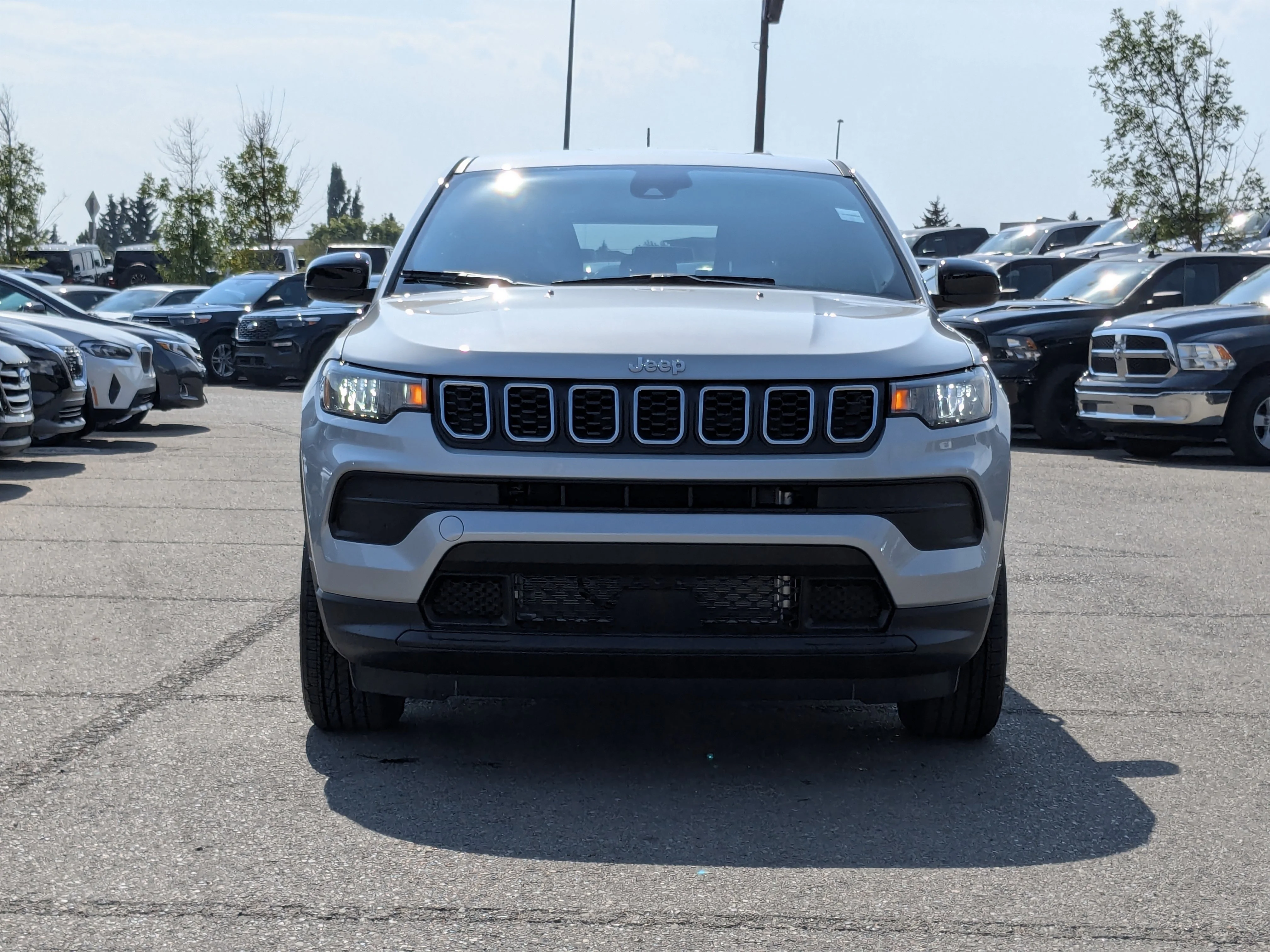 New 2026 Silver Jeep Sport - Forward Collision Warning - LED Head Lamps - Heated Seats and More! image 3