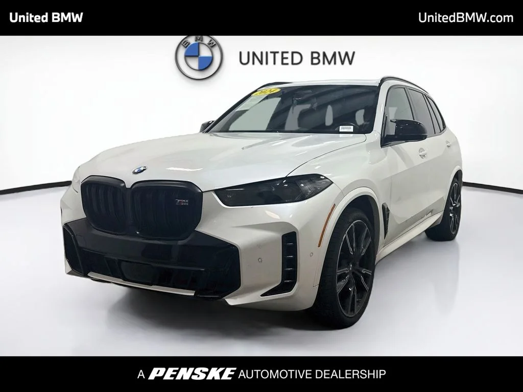Certified Used 2024 Mineral White Metallic BMW M60i image 1