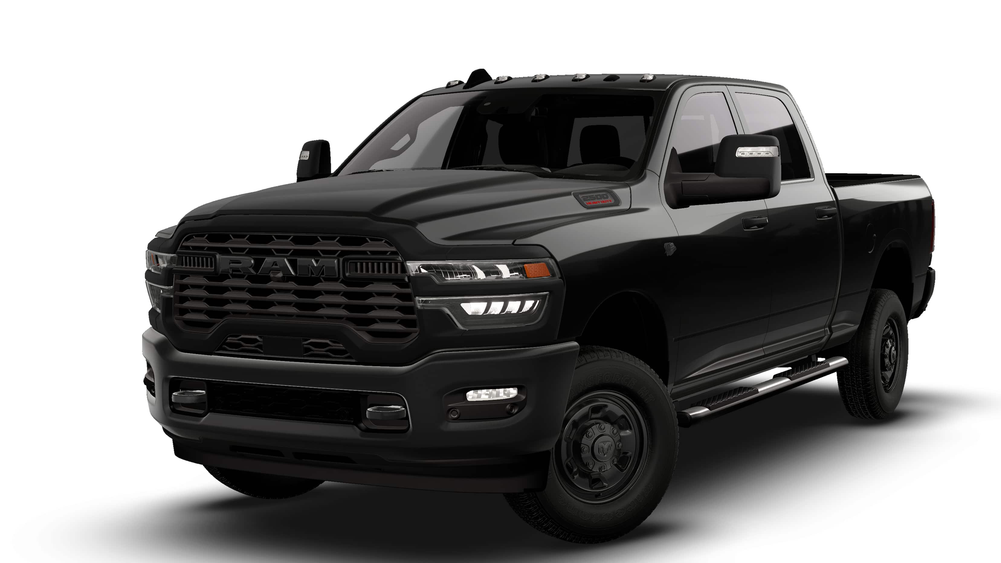 New 2027 Diamond Black Crystal Pearl-Coat Exterior Paint RAM Tradesman image 27