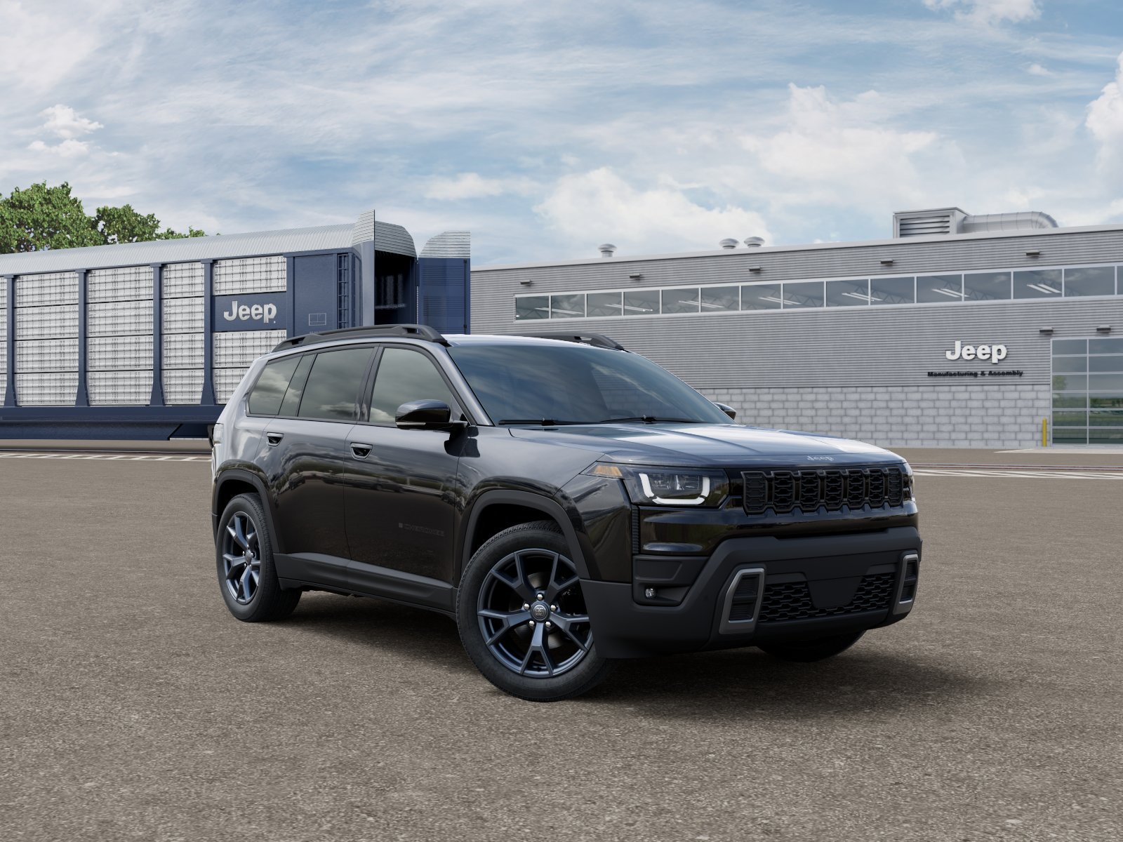 New 2026 Diamond Black Crystal Pearlcoat Jeep  image 18