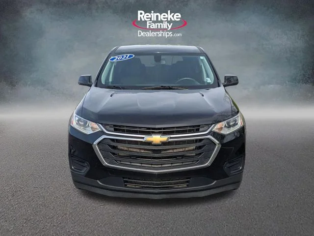 Used 2021 Chevrolet Traverse LS with VIN 1GNERFKW9MJ150132 for sale in Lima, OH