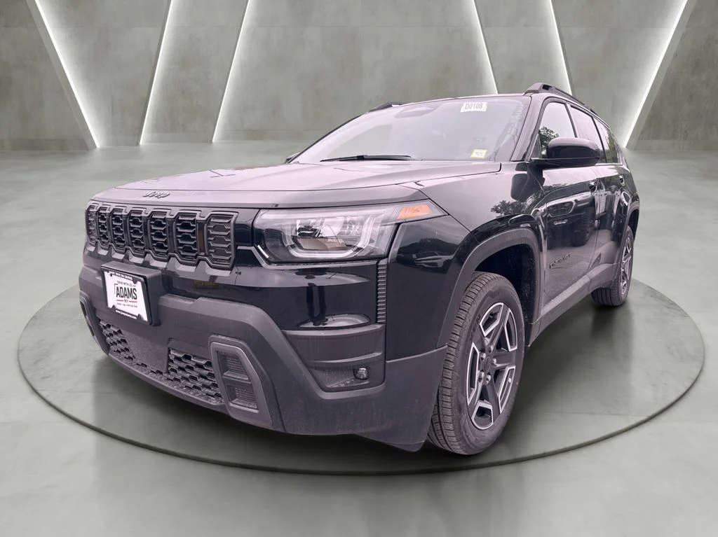 New 2026 Diamond Black Crystal Pearlcoat Jeep Laredo image 3