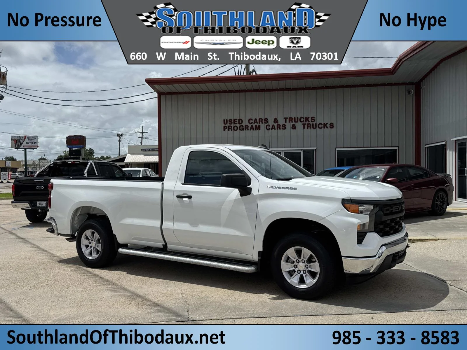 Used 2025 Summit White Chevrolet Work Truck image 1