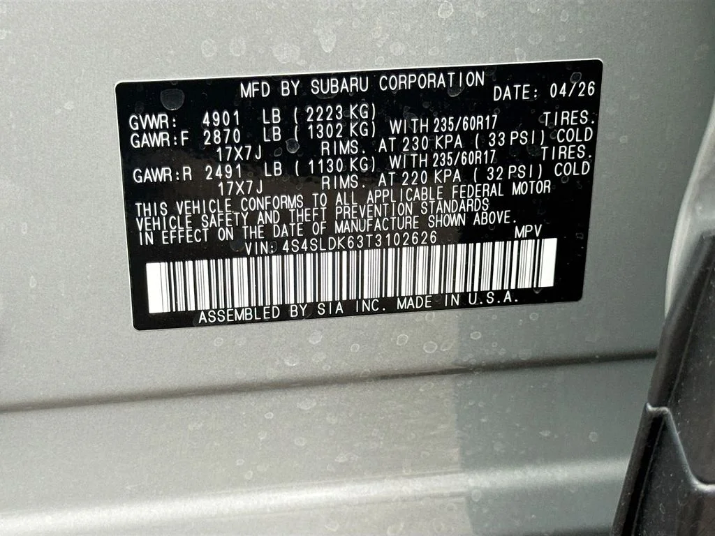 New 2026 RIVER ROCK PEARL Subaru Wilderness image 41