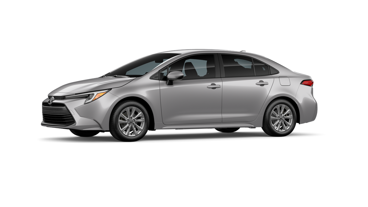 New 2027 Classic Silver Metallic Toyota Hybrid LE image 3