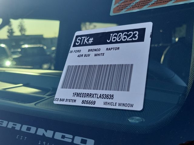 New 2026 Oxford White Ford Raptor® image 30