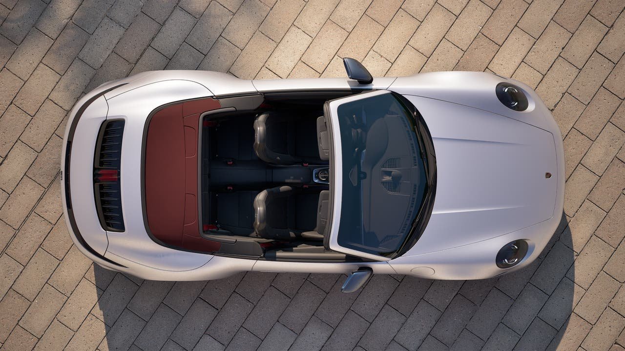 New 2027 Ice Grey Metallic Porsche Carrera T Cabriolet image 5