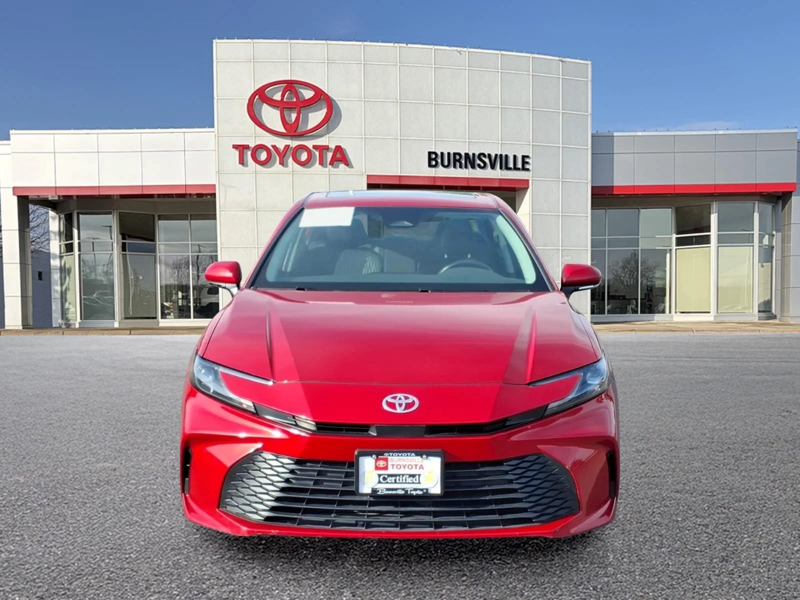 Certified Used 2025 Red Toyota LE image 9