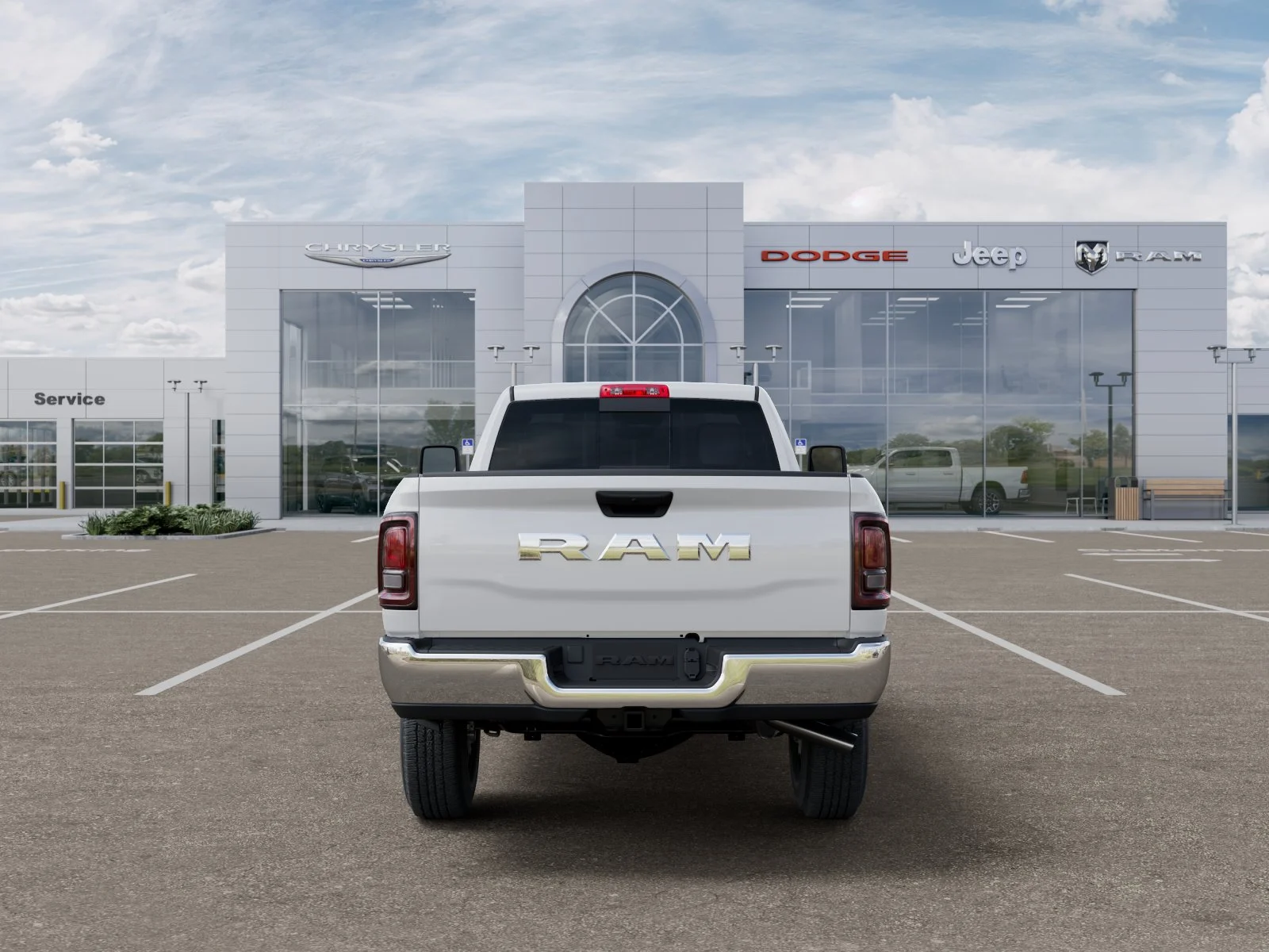 New 2026 Bright White Clear-Coat Exterior Paint RAM Tradesman image 32