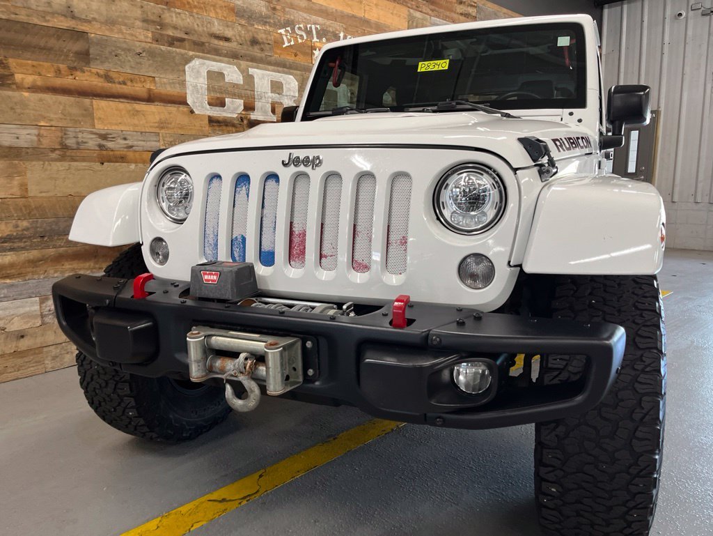 Used 2017 Bright White Clearcoat Jeep Rubicon image 7