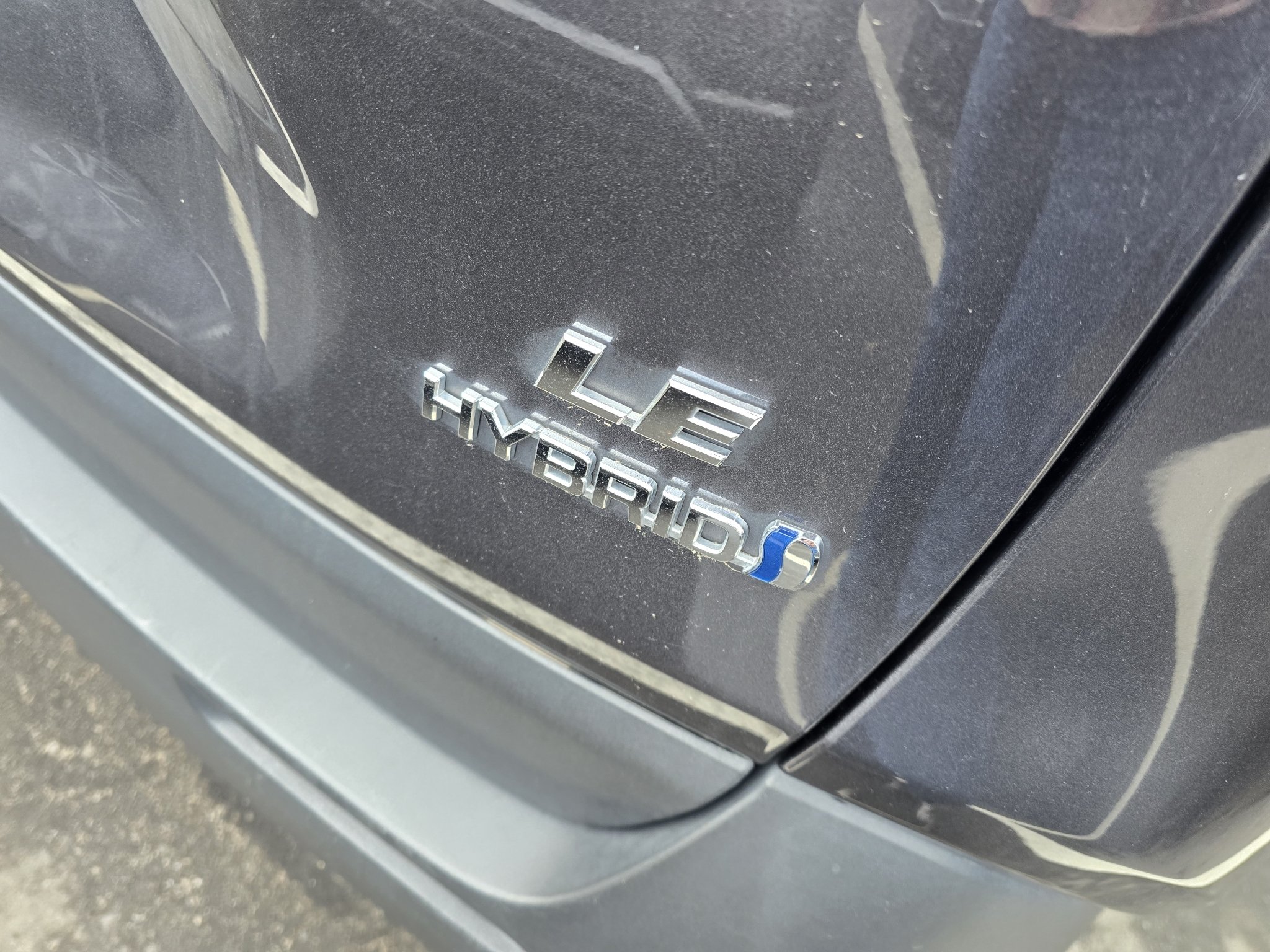 Used 2024 Magnetic Gray Metallic Toyota Hybrid LE image 8
