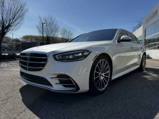 Used 2021 designo Diamond White Mercedes-Benz S 580 ~ EXECUTIVE LINE /AMG® !! image 8