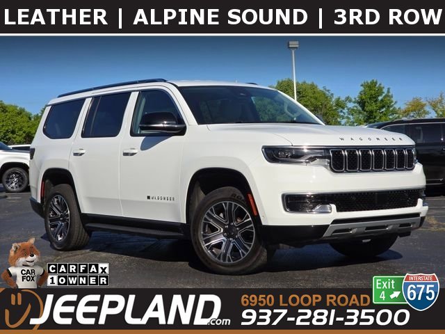 Used 2024 Bright White Clearcoat Jeep Series II image 1