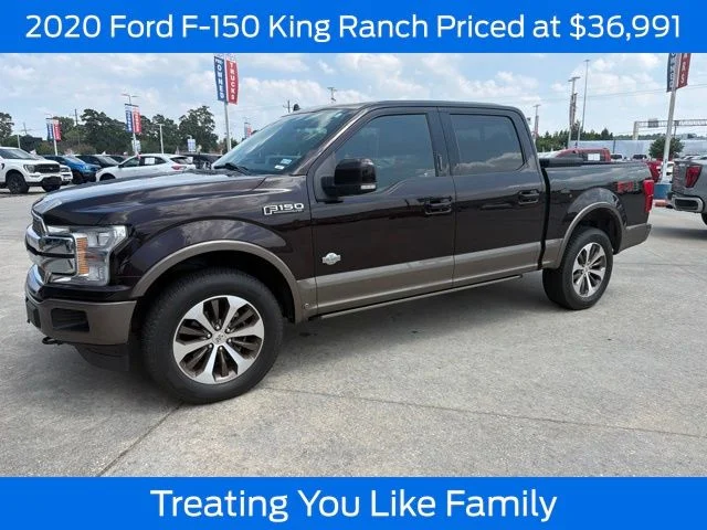 Used 2020 Magma Red Ford King Ranch image 1