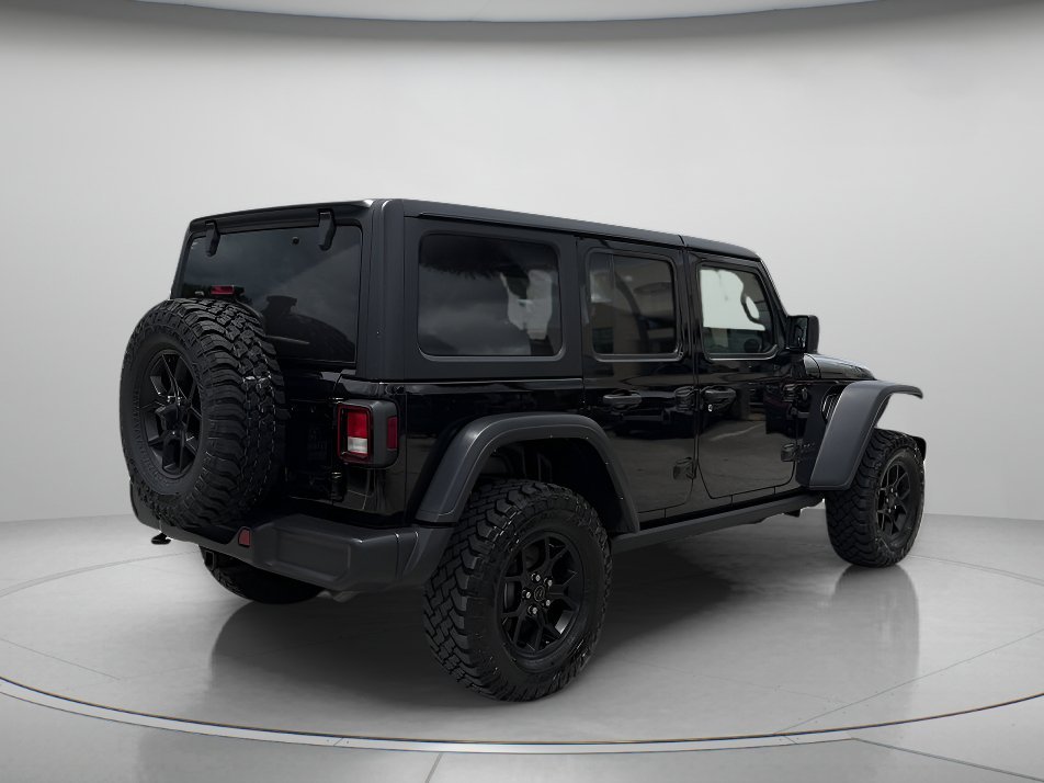 Used 2025 Black Clearcoat Jeep Willys image 3
