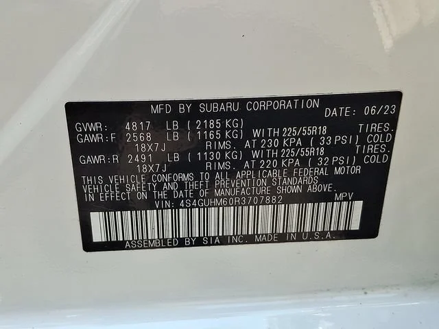 Used 2024 White Subaru Limited image 29