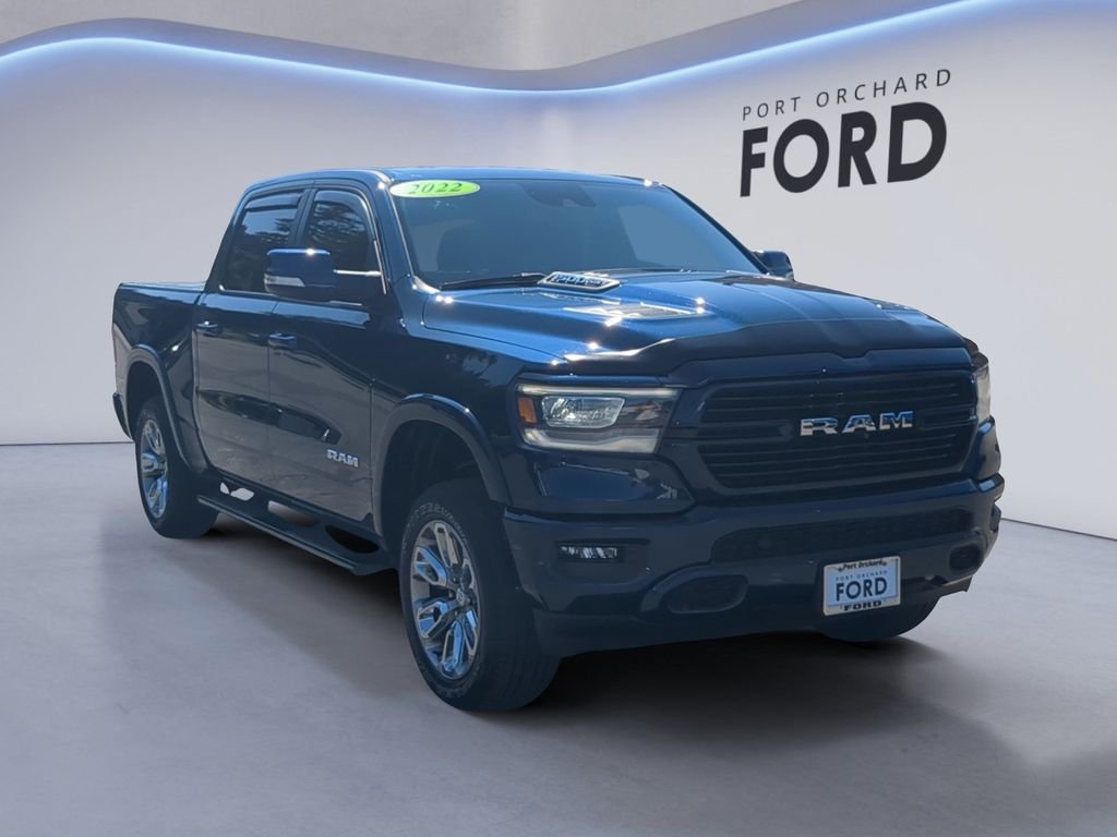 Used 2022 Patriot Blue Pearlcoat Ram Laramie image 9